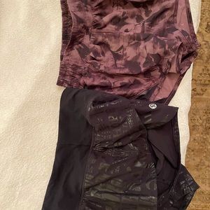 Pair of lululemon 2.5 length shorts